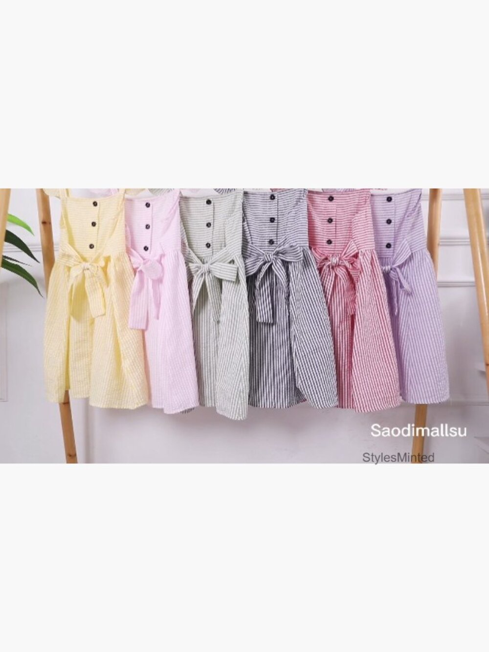 Girls Summer Dress Spaghetti Strap Beach Sundress Ruffle Sleeve Casual - Picture 7 of 7